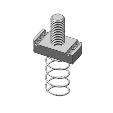 1/4-20 X 3/4 Spring Stud Nut - Click Image to Close